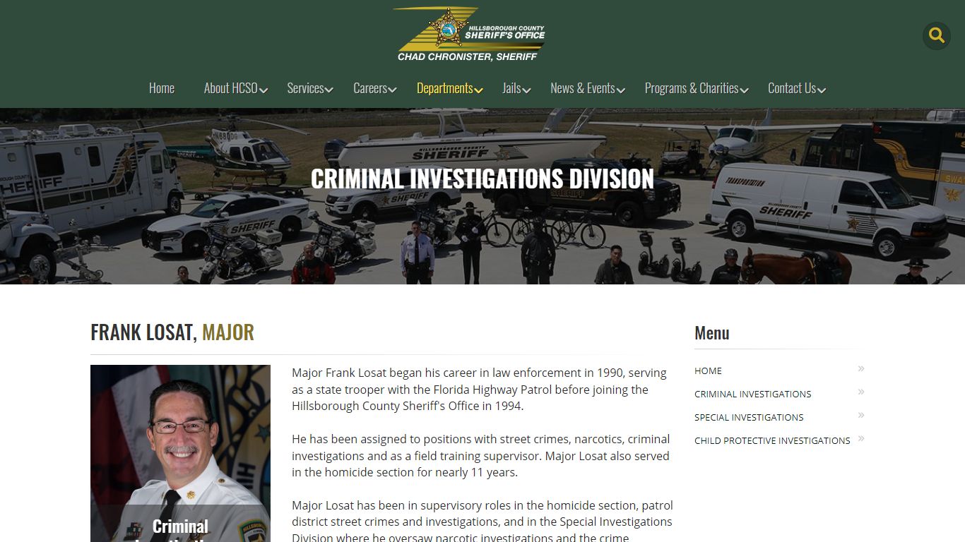 Criminal Investigations Division | HCSO, Tampa FL